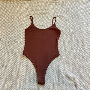 Brown tank bodysuit